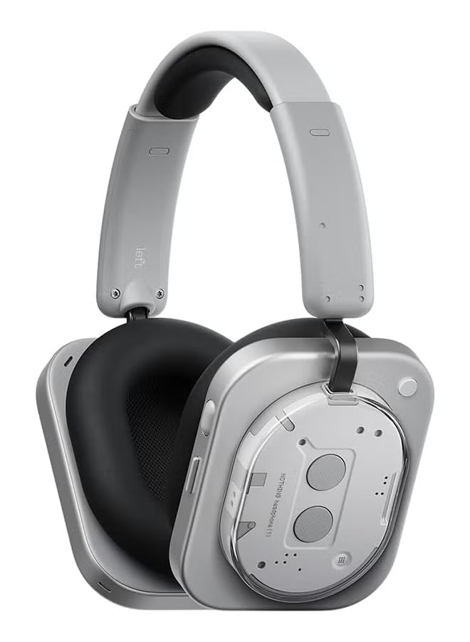 Nothing Headphone (1) Wireless Over Ear Headphones with Active Noise Cancelling, Up to 80 Hours of Battery Life, Hi-Res, Spatial Audio, Water Resistance White