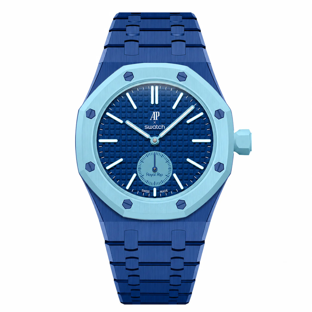 Bioceramic Bracelet Case For Audemars Piguet (AP) X Swatch Royal Pop