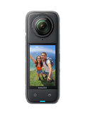 Insta360 X4-8K Waterproof 360 Action Camera, 4K Wide-Angle Video, Invisible Selfie Stick Effect, Removable Lens Guards, 135 Min Battery Life, AI Editing, Stabilization, For Sports, Travel, Outdoor