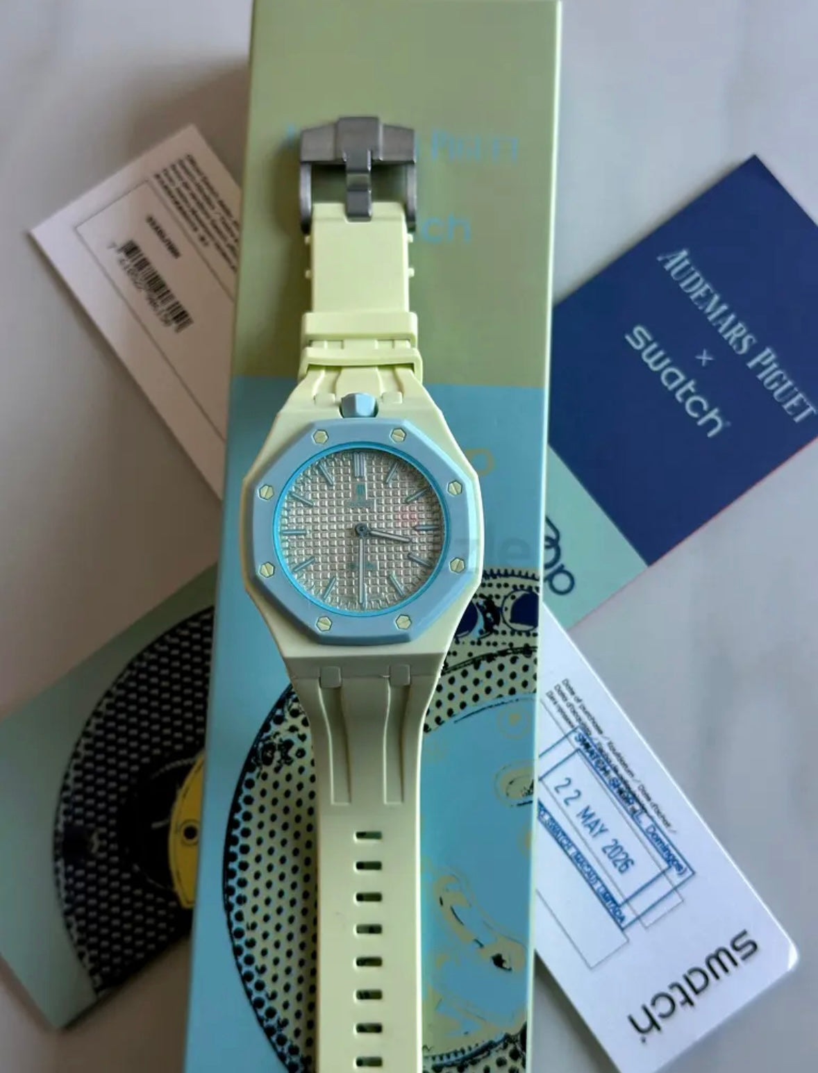 Audemars Piguet (AP) x Swatch Royal Pop Watch With Bracelet/Strap