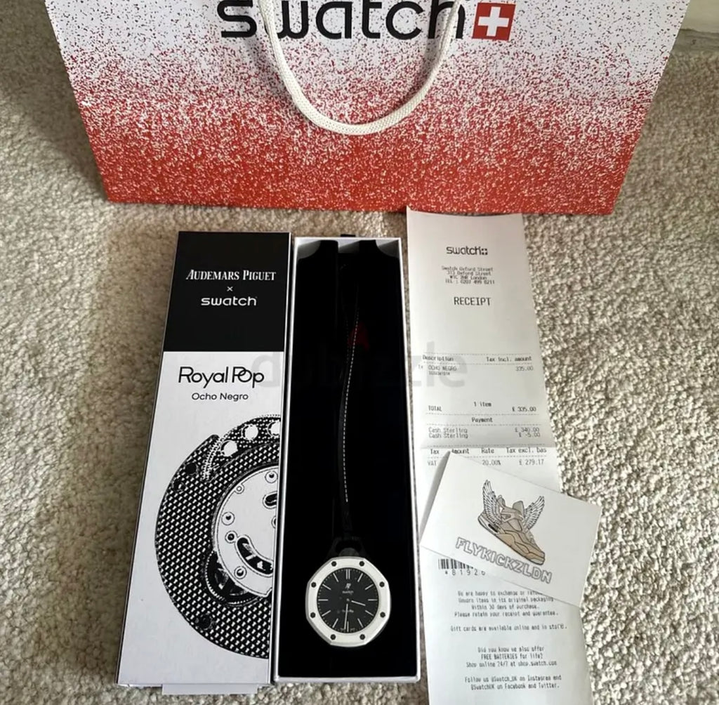 Audemars Piguet (AP) x Swatch Royal Pop Watch With Bracelet/Strap