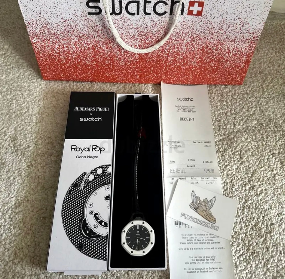 Audemars Piguet (AP) x Swatch Royal Pop Watch With Bracelet/Strap