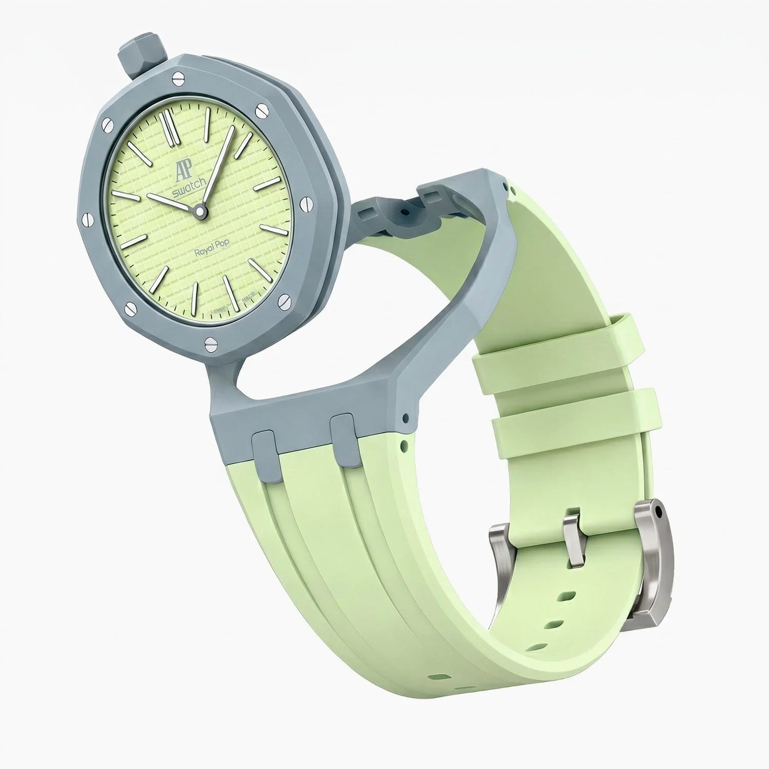 Bioceramic Bracelet Case For Audemars Piguet (AP) X Swatch Royal Pop