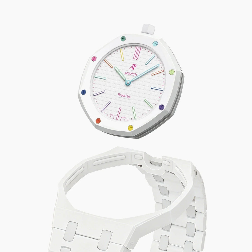 Bioceramic Bracelet Case For Audemars Piguet (AP) X Swatch Royal Pop