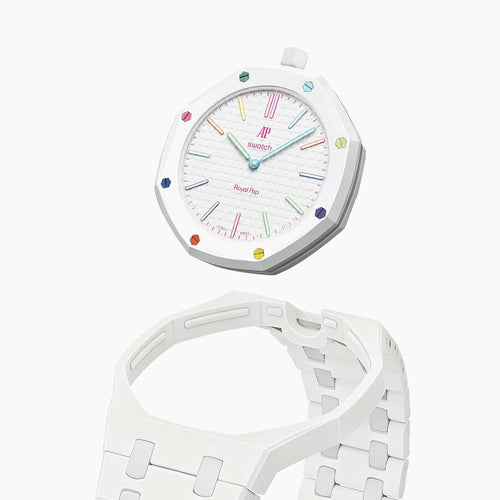 Bioceramic Bracelet Case For Audemars Piguet (AP) X Swatch Royal Pop