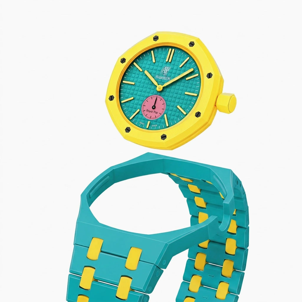 Audemars Piguet (AP) x Swatch Royal Pop Watch With Bracelet/Strap